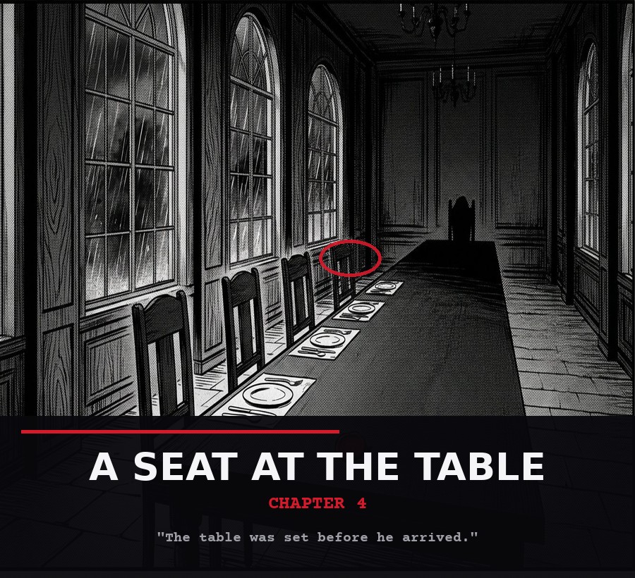 The Dead Line — Chapter 4 cover: A Seat at the Table